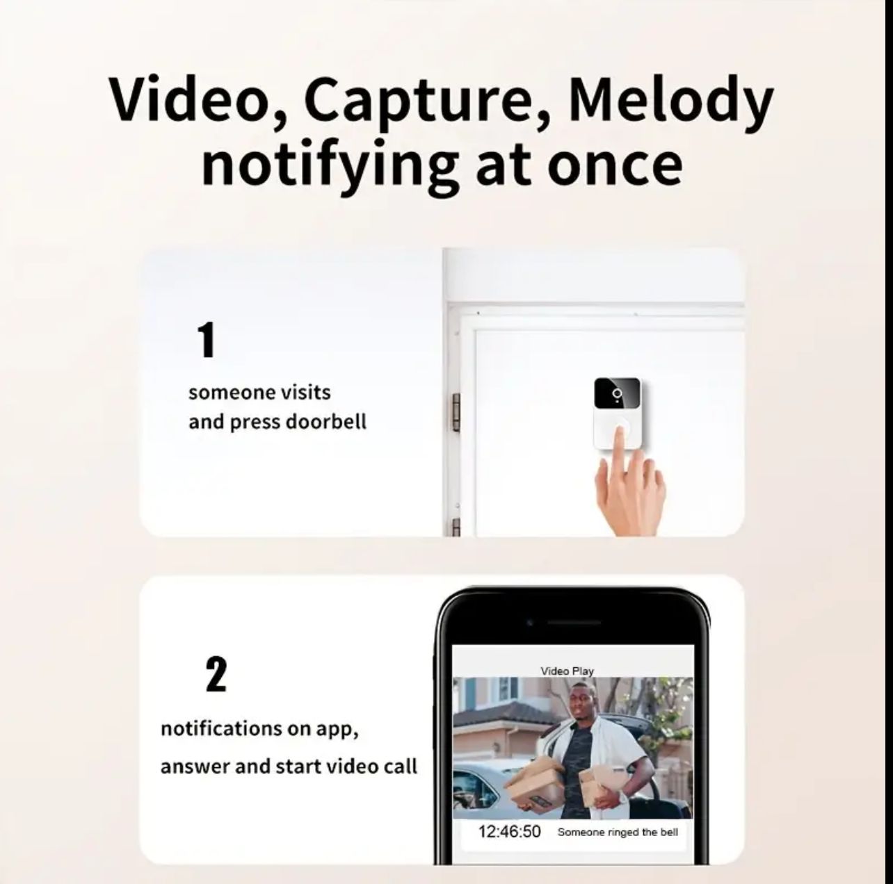 DOORBELL CAMERA WIRELESS