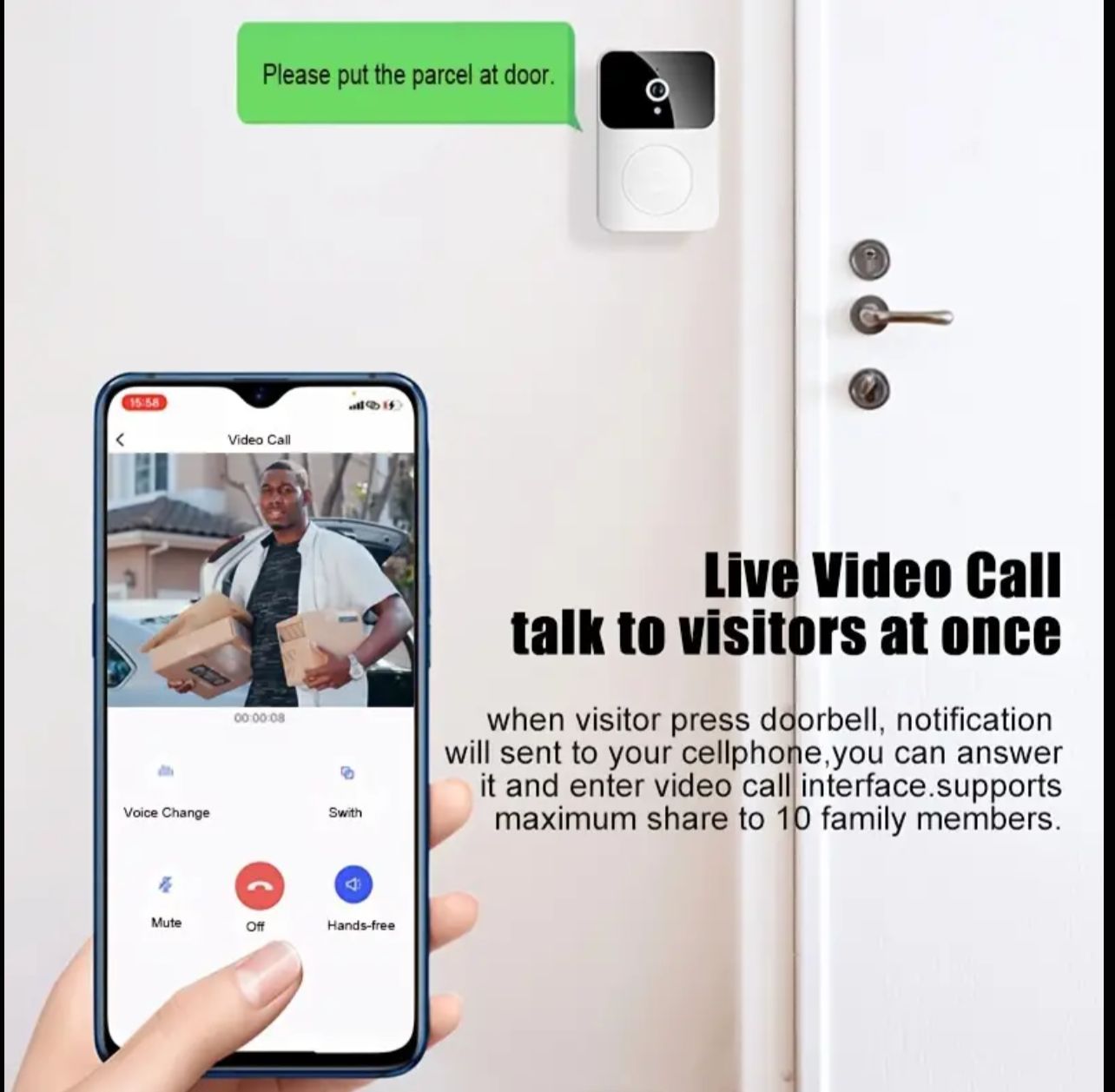 DOORBELL CAMERA WIRELESS