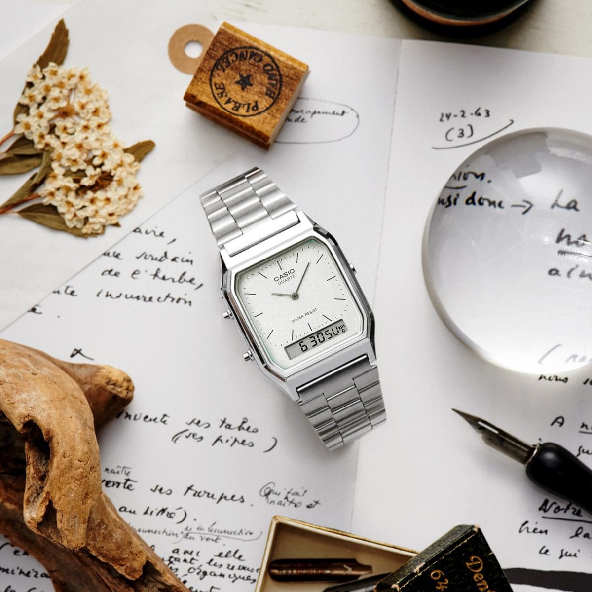 CASIO DUAL TIME VINTAGE WATCH